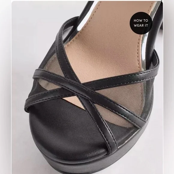 Platform Block Heel Sandal - Picture 12 of 14